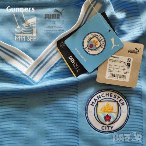 Manchester City 23/24 Home Shirt, L, снимка 4 - Спортни дрехи, екипи - 43864195