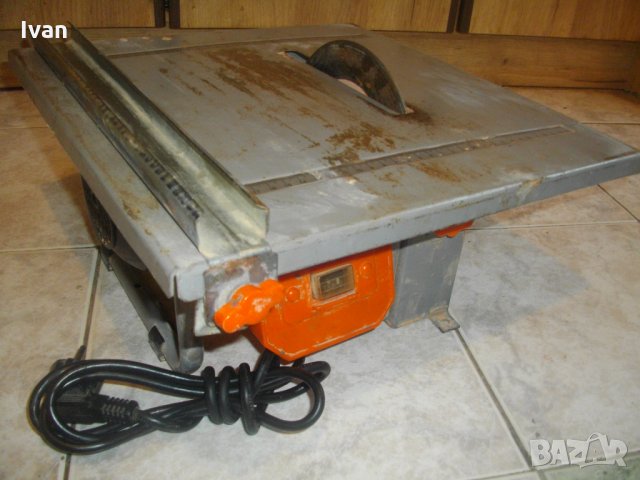 ф180мм-Електрическа Машина За Рязане На Плочи/Плочки-С Линеал Паралел Ширина-Отлична-Голяма, снимка 3 - Други инструменти - 33484191