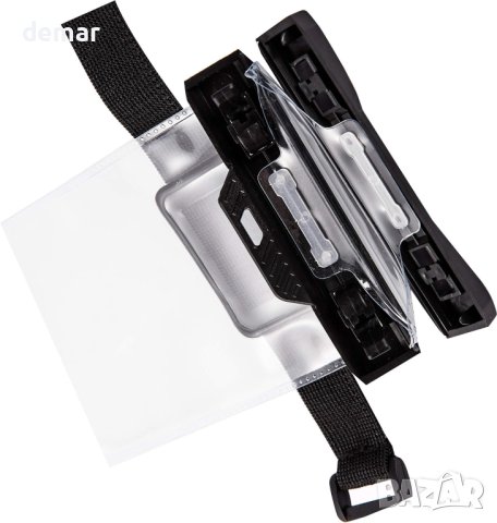 Cressi  Универсален водоустойчив прозрачен калъф за телефон, черен и син, снимка 6 - Калъфи, кейсове - 43946714