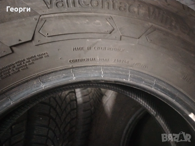 2бр.зимни гуми 215/75/16C Continental, снимка 5 - Гуми и джанти - 53211923