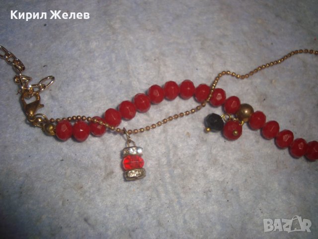 СТАРА РЕТРО СТИЛ РЪЧНА ИЗРАБОТКА ФАСЕТИРАНА ГРИВНА 8775, снимка 5 - Антикварни и старинни предмети - 37026738