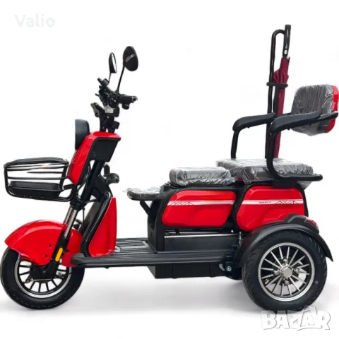Електрическа триколка за 2+1 150]W,60V, снимка 2 - Мотоциклети и мототехника - 48352051