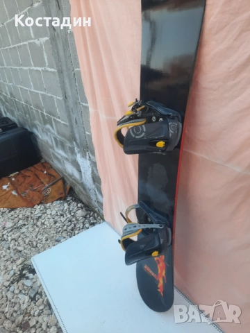 Сноуборд Nitro Black Widow 154см. с автомати , снимка 7 - Зимни спортове - 52442396
