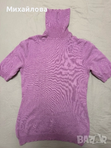 Кашмирен пуловер 100% кашмир, снимка 4 - Блузи с дълъг ръкав и пуловери - 52902180