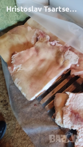 Продавам прясна сланина с кожа, снимка 2 - Прасета - 52818288