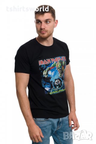 Нова мъжка тениска с дигитален печат на музикалната група IRON MAIDEN - The Final Frontier, снимка 6 - Тениски - 27870800