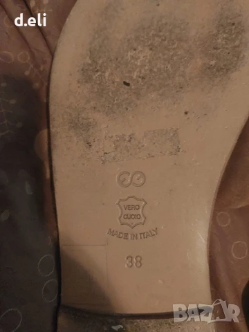 ESCADA Original Size 38.5-39 Кожа и сатен, снимка 4 - Чехли - 51310097