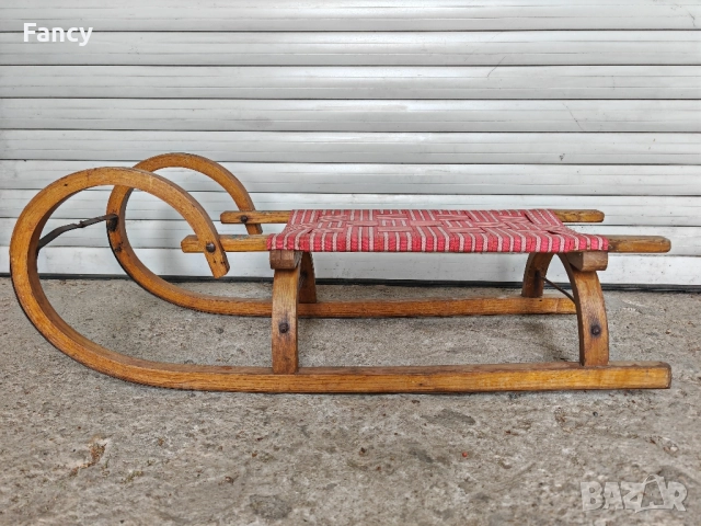 Дървена шейна , снимка 2 - Зимни спортове - 51493796