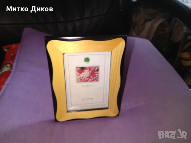 Рамка за снимки светла с черно 115х155мм вътре 115х75мм нова, снимка 6 - Декорация за дома - 47869697