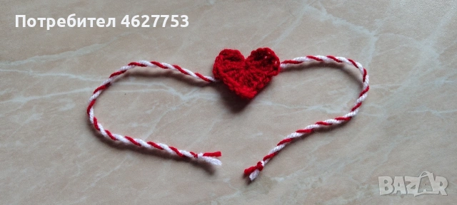 ръчно изработени мартеници на една кука , снимка 3 - Декорация за дома - 53503479