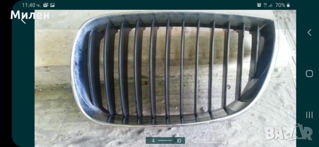 BMW E46 Facelift  2001-2005 Година. Въздухозаборна Решетка. На Предния Капак БМВ Е46 Фейслифт, снимка 4 - Части - 32495786