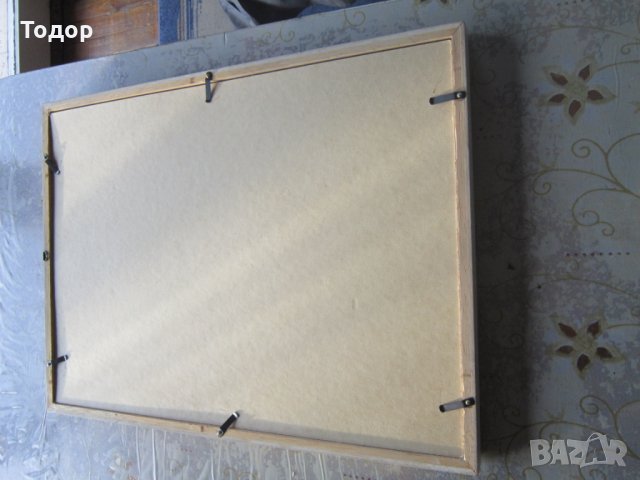 Стара картина Натюрмот с цветя и плодове , снимка 4 - Картини - 27398875