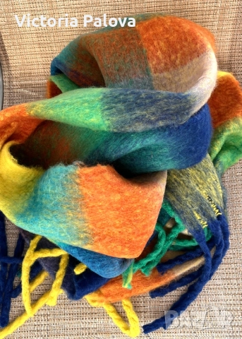 Модна къща ACNE STUDIOS дизайнерски шал лукс алпака мохер, снимка 10 - Шалове - 52861614