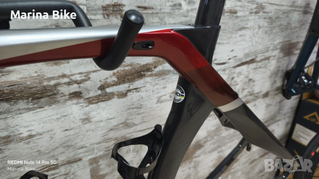 Карбонова аеро шосейна рамка Cipollini RB1K The One Rim | M, снимка 14 - Части за велосипеди - 53028468