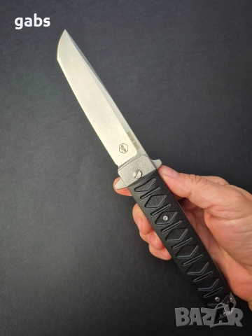 Сгъваем нож BRUTALICA BADYUK Tanto Black Stonewash, снимка 10 - Ножове - 52923062