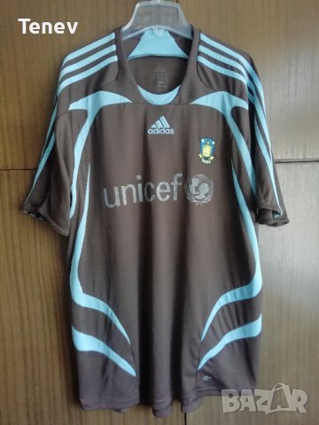Brondby Adidas оригинална фланелка тениска Брьондби размер L 2008/2009 Away 