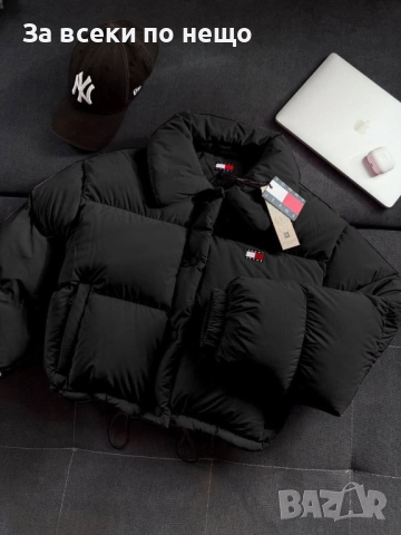 Tommy Hilfiger Дамско Черно Зимно Яке Томи Хилфигер Код ST-9