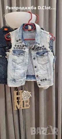 дамски дънкови елеци , снимка 8 - Елеци - 45950976