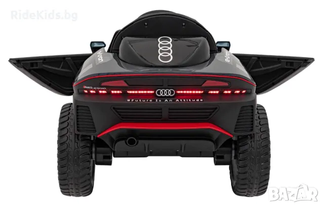 Audi RSQ E-TRON 12V – Детска акумулаторна кола, Сива, EVA гуми, снимка 8 - Детски велосипеди, триколки и коли - 50427886