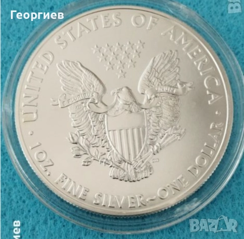 Сребърни монети 1 oz Феникс и Мустанг, снимка 4 - Нумизматика и бонистика - 44412810