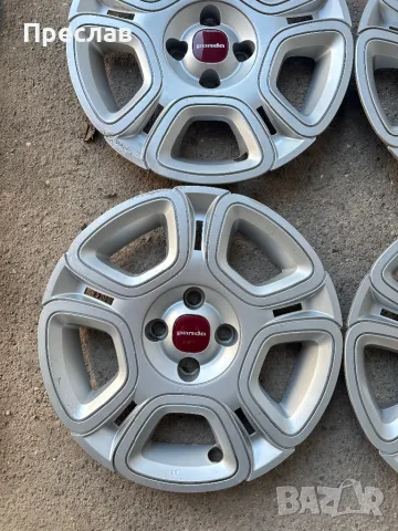 4 броя оригинални тасове за Fiat Panda 15, снимка 2 - Аксесоари и консумативи - 49816425