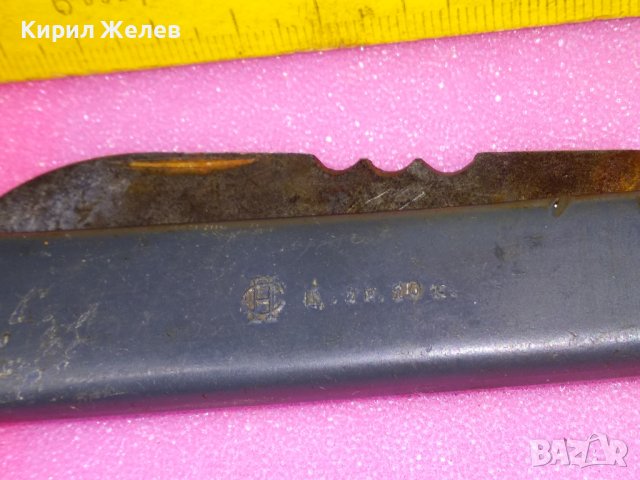 Стар РУСКИ ДЖОБЕН НОЖ - СН Комбинирано с ОТВЕРТКА Много РЯДКО НОЖЧЕ СССР За КОЛЕКЦИЯ 38421, снимка 11 - Колекции - 44018972