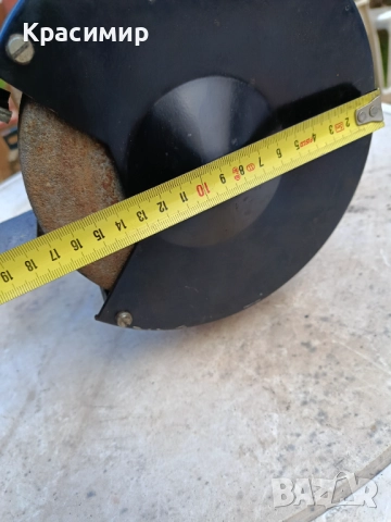 Немски монофазен шмиргел 450W - работещ , снимка 6 - Други инструменти - 52921106