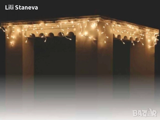 Коледна LED светлинна завеса., снимка 5 - Лед осветление - 52389433