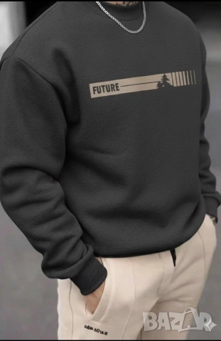 Мъжка блуза (суитшърт) с принт