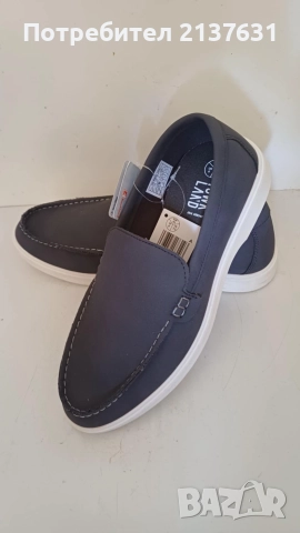 НОВИ с Етикет МЪЖКИ ОБУВКИ от ЕКО КОЖА 
