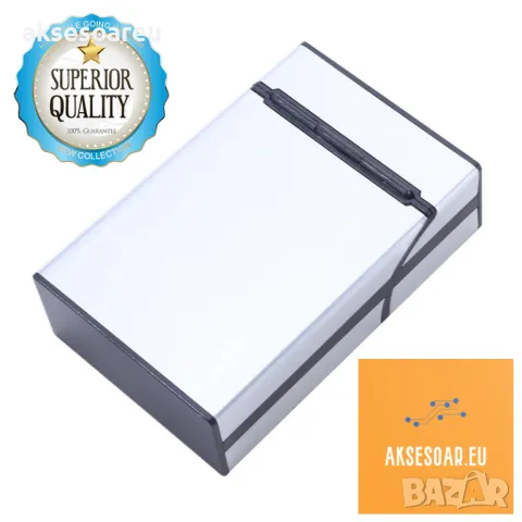 Качествена унисекс кутия за цигари калъф от алуминиева сплав Джобна кутия за пушачи за Подарък, снимка 8 - Други - 50223156