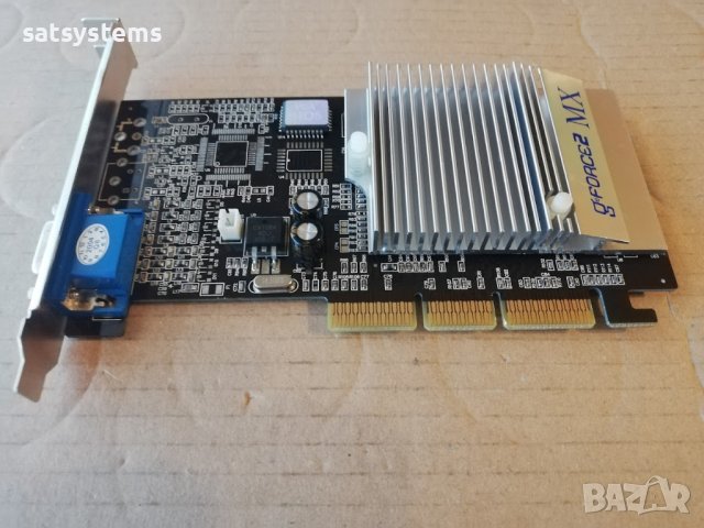 Видео карта NVidia GeForce 2 Manli MX400 64MB SDR 128bit AGP, снимка 5 - Видеокарти - 43573357
