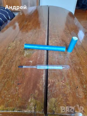 Стар спиртен термометър #2, снимка 2 - Други ценни предмети - 49742648