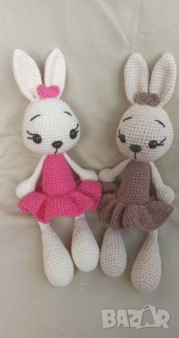 Плетени зайчета, снимка 10 - Плюшени играчки - 36275997
