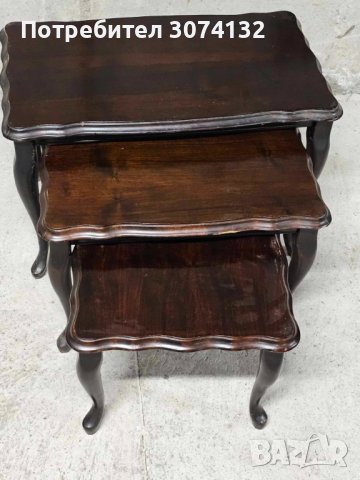 Масички тип 3в1 в стил Луи 15, снимка 2 - Маси - 43242829