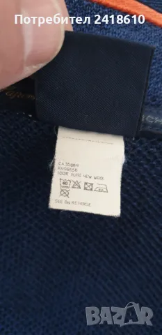 Paul & Shark Cool Touch Wool Cardigan Knitted Half Zip Mens Size XL ОРИГИНАЛ! Мъжка Вълнена Жилетка , снимка 16 - Пуловери - 49066668