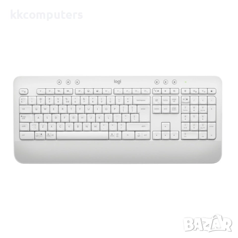 Logitech Signature K650 Безжична Клавиатура-US Layout, Бяла