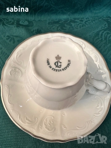 Bernadotte, Чехословакия, чаши за чай, снимка 4 - Сервизи - 53559475