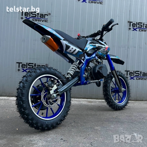 Детски кросов мотор 49 кубика Нов модел / DIRT BIKE 49cc с добавена функция "Лесен старт", снимка 16 - Мотоциклети и мототехника - 52424799
