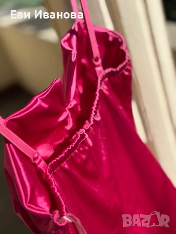 Дамска сатенена рокля , снимка 3 - Рокли - 51827573