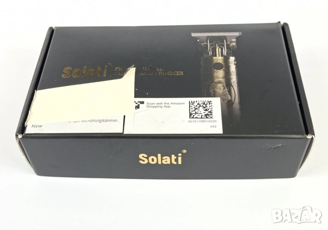 Мъжка акумулаторна машинка за подстригване и детайлно оформяне (тример) - Solati, снимка 6 - Тримери - 53445746