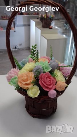 Цветя от глиц.сапун