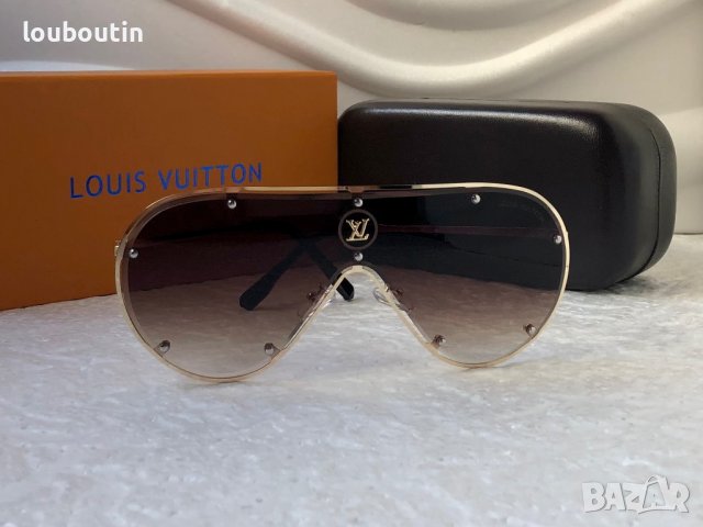 Louis Vuitton 2023 висок клас мъжки слънчеви очила маска, снимка 5 - Слънчеви и диоптрични очила - 39000147