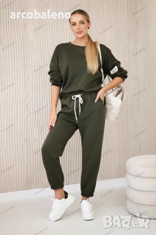 Дамски суичър комплект от вискоза + панталон, 17цвята , снимка 13 - Комплекти - 48605911