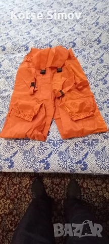 Дъждобран комплект от полиестер/PVC/, снимка 3 - Спортни дрехи, екипи - 52480671