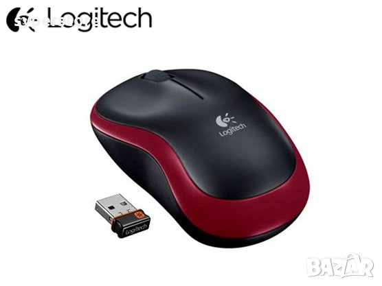 Мишка Безжична Logitech M185 Swift Grey Mini 1000dpi Сива Wireless Optical Mouse, снимка 3 - Клавиатури и мишки - 11412991