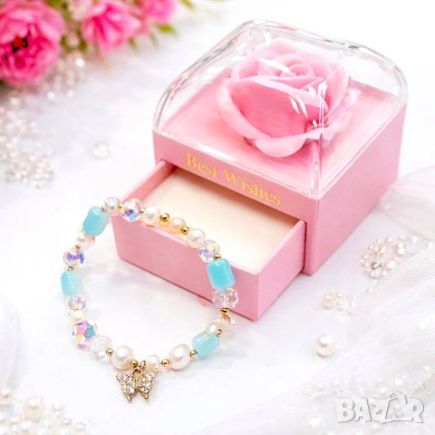 💘 Подаръци и идеи за подаръци за Свети Валентин, рожден / имен ден, юбилей или годишнина, снимка 3 - Гривни - 53300632