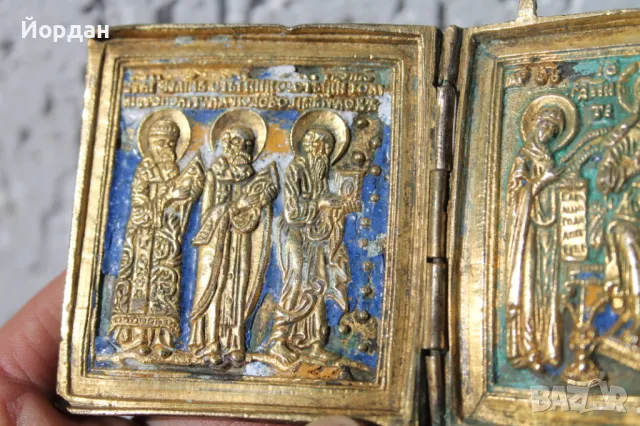 Руска нагръдна икона, снимка 11 - Икони - 50109463