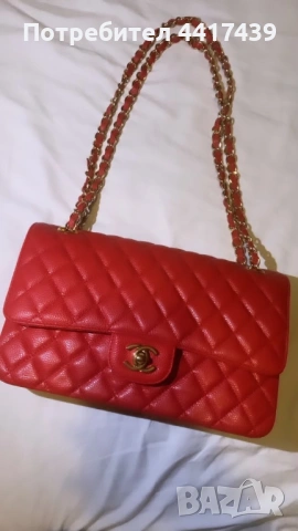 Чанта естествена кожа Шанел , снимка 6 - Чанти - 53581010