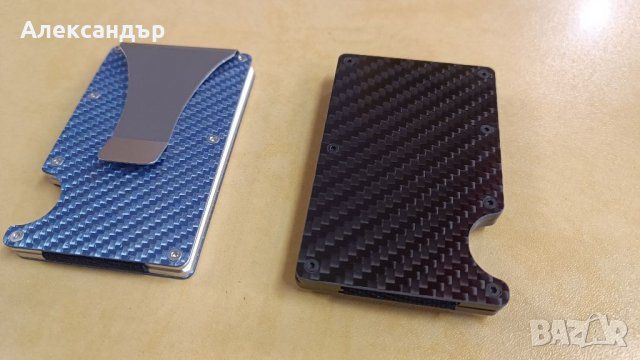 Калъф за Документи Портмоне карбон карбонови държач на карти портфейл , снимка 6 - Портфейли, портмонета - 38953391